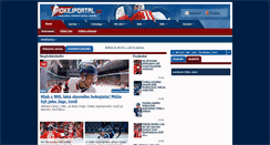 Desktop Screenshot of hokejportal.cz