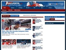 Tablet Screenshot of hokejportal.cz