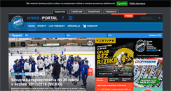 Desktop Screenshot of hokejportal.net